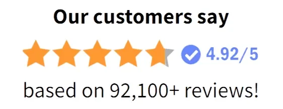 Lean Peak™ 5-star customer ratings
